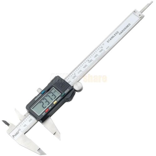 6&#034; Pro&#039;skit PD-151 Stainless Steel Digital Electronic Vernier Caliper Micrometer