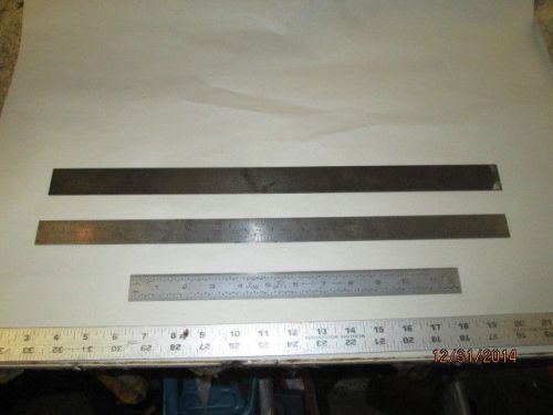 MACHINIST LATHE MILL Lot of USA Made Steel Machinist Rules Rulers 18&#034; &amp; 12&#034;