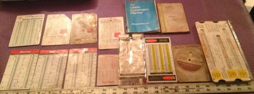 MISCELLANEOUS LOT OF LATHE OPERATIONS CHARTS INSTRUCTIONAL GUIDES