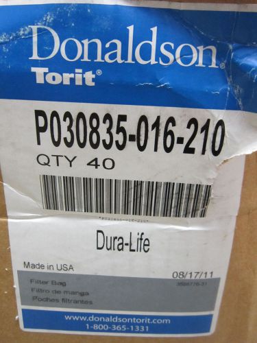 (40) donaldson p030835-016-210 torit dust collector filter for sale