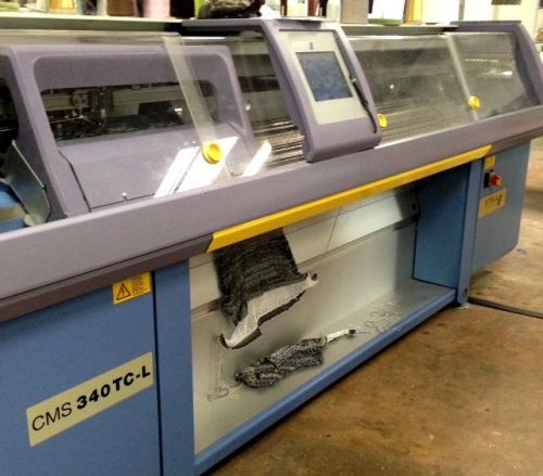 4 stoll knitting machines - cms 330 tc, cms 340 tc-l good condition - working for sale