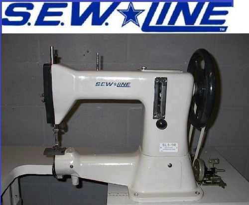 Sew line sl 5-1r  new leather with  reverse 110v servo industrial sewing machine for sale