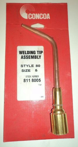 New concoa welding tip-mixer assembly ~ style 80 size 5 for sale