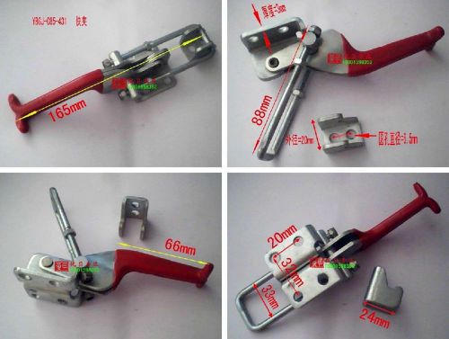 2 PCS CM-431 Adjustable Pull Self-locking Type Toggle Clamp 350kg Blessing