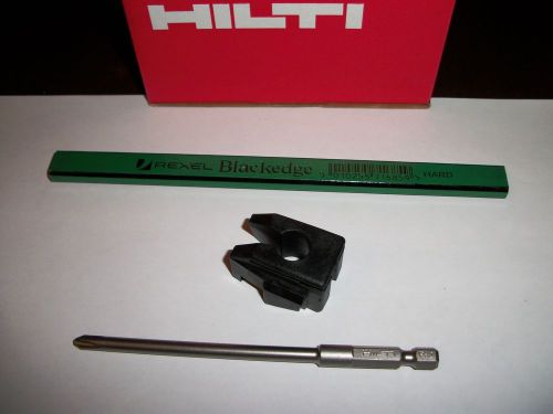 NEW HILTI SMD 57 TIP BIT, and END CAP COLLATED SCREWGUN. *1ST CLASS POSTAGE*