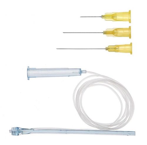 20pc Anesthetic Syringe Injection Tube Line &amp; Needle for Dental Oral Anesthesia