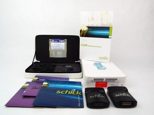 Schick cdr dental digital imaging intraoral x-ray sensors size 1 &amp; 2 adult &amp; ped for sale