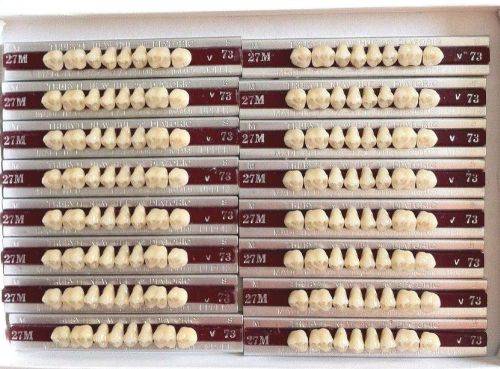 Dentsply New Hue Dentist Dental Lab Porcelain Denture Teeth   27M  U  73
