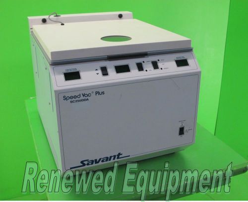 Savant sc250dda speed vac plus concentrator centrifuge with rotor &amp; buckets for sale