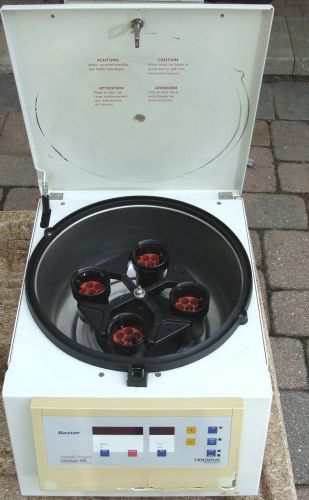 Thermo scientific heraeus baxter labofuge 400 centrifuge + rotor +buckets tested for sale
