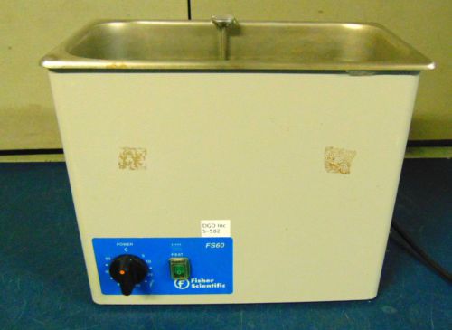 Fischer scientific fs60 6 quart sonic cleaner with heater works good! s582 for sale