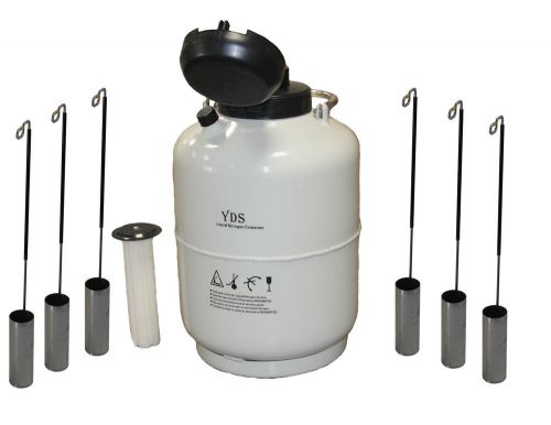 6 l cryogenic container liquid nitrogen tank ln2 tank with carry bag dewar tank for sale