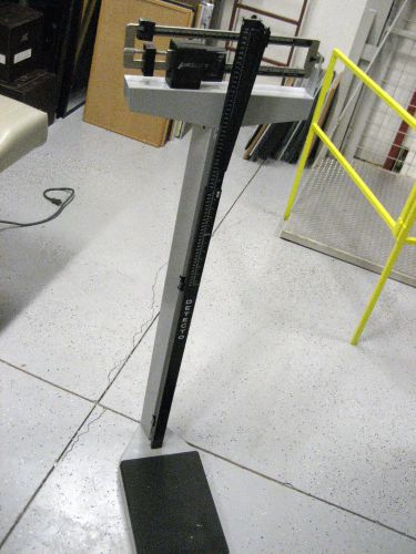 Detecto mechanical balance beam scale, 350 lb capacity, 60&#034;hx16&#034;wx21&#034;d (at feet) for sale