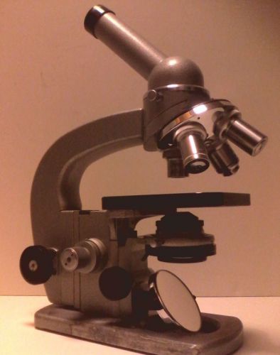 The Soviet microscope for forwarding works LOMO