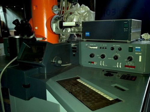 Zeiss TEM EM-900 Transmission Electron Microscope Camera Neslab HX-150 Chiller