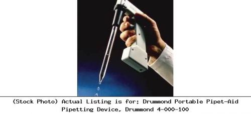 Drummond portable pipet-aid pipetting device, drummond 4-000-100 for sale