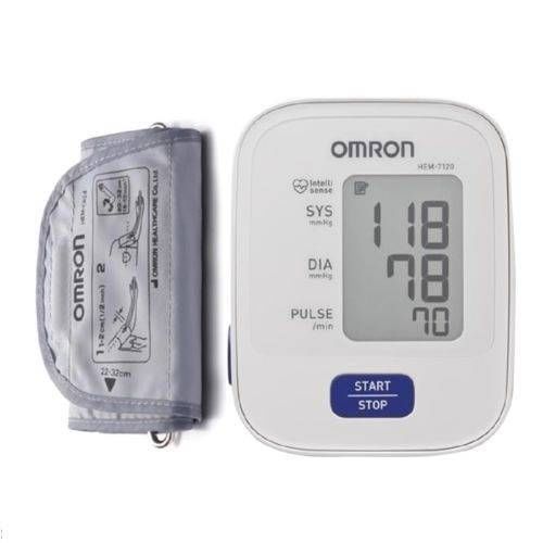 Omron automatic upper arm blood pressure monitor - hem-7120 free shipping for sale