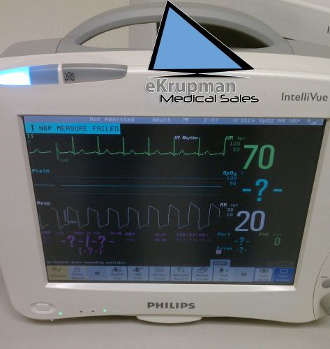 Philips intellivue mp50 patient monitor, great condition with module! nibp etc. for sale