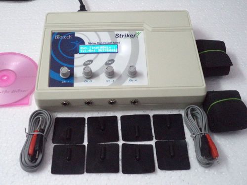 ELECTROTERAPY 4 CHANNEL  PHYSICAL THERAPY MACHINE , LCD DISPLAY