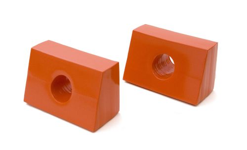 One pair replacement pillows for spineboard head immobilizers unit orange for sale