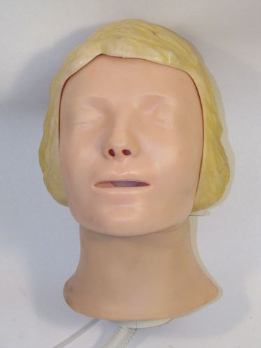 VINTAGE ADULT CPR FIRST AID TRAINING DUMMY MANNEQUIN MANIKIN HEAD