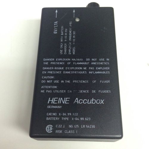 Heine Accubox Wearable Clip On Power System - Read