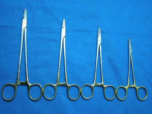 4 Unit-MAYO-HEGAR Needle Holder T/C(5.5&#034;,6&#034;,7&#034;8&#034;), Surgical Veterinry Instrument