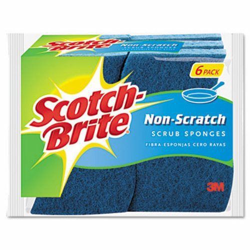 Scotch-brite Non-Scratch Multi-Purpose Scrub Sponge, 6 per Pack (MMM526)