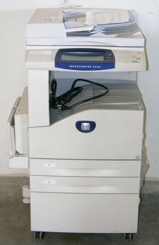 Xerox workcentre 5225 black &amp; white mfp copier, printer, scanner! meter only 5k for sale