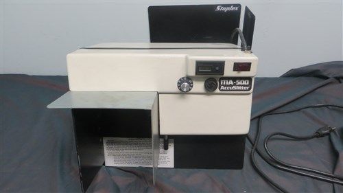 Staplex MA-500 Accuslitter Electronic Mail Opener
