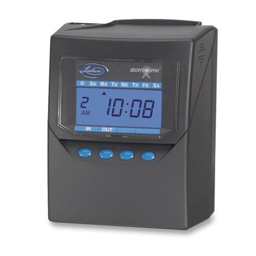 Totalizing Time Recorder, Gray, Electronic, Automatic
