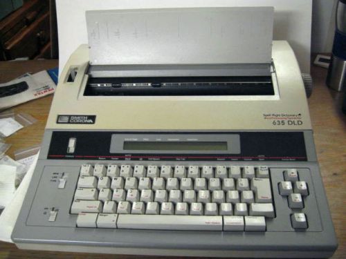 Smith Corona 635DLD Word Processing Typrwriter/Spell Right Dictionary