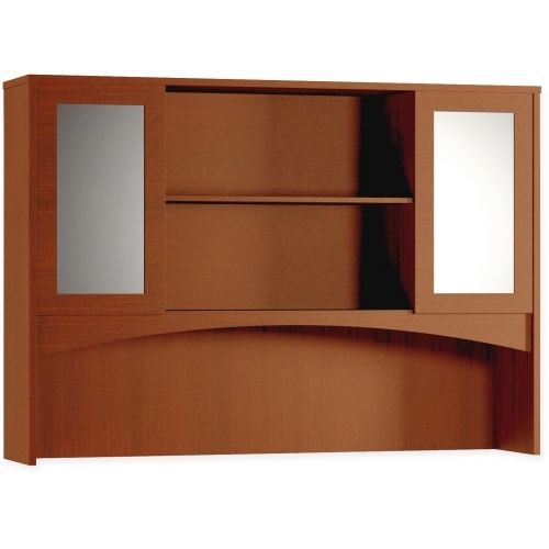Mlnbtdhg72lcr double height hutch w/glass doors, 72&#034;x15&#034;x50-1/2&#034;, cherry for sale