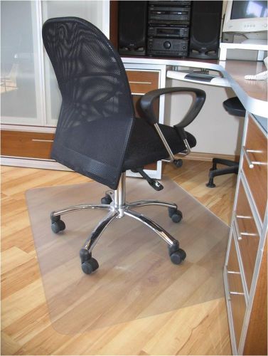 Used ProSource 48&#034; x 36&#034; Clear Multitask Polycarbonate Office Chair Floor Mat