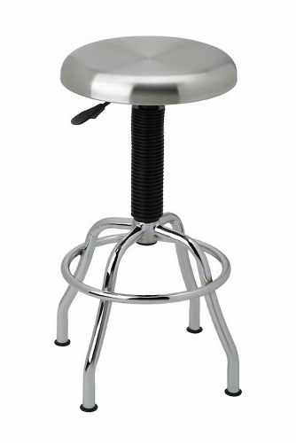 Classics Stainless Steel Top Work Stool Bench Swivel Computer Chair Therapist