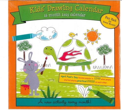 16 Month 2015 Calendar Kids&#039; Drawing Fun Fact for Every Month New Activity