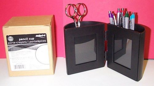 DEFLECT-O PENCIL CUP- WITH 2 PHOTO FRAMES