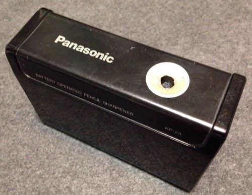 Vintage Panasonic Pencil Sharpener KP-2A Black, FOR PARTS OR REPAIR