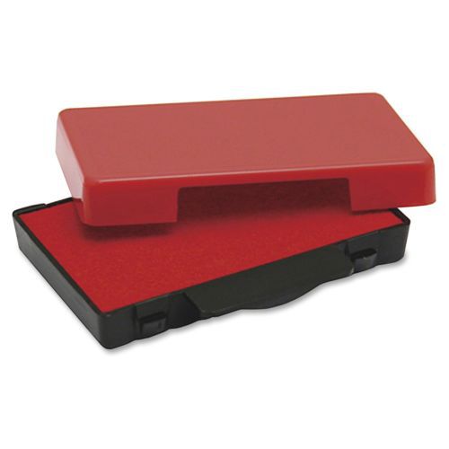 U.s. Stamp &amp; Sign Replacement Stamp Pad - 0.6&#034; X 2.5&#034; - Red Ink (p5470rd)
