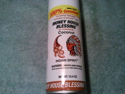 New Money House Blessing Indian Spirit Coconut air freshener 14.4oz spray can