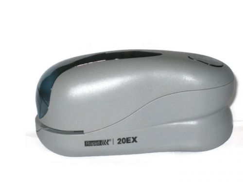 Rapid 73126 20EX Personal Dual Electric Stapler, Gray / Blue Front Loading