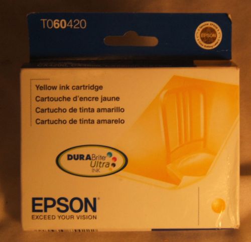 Genuine Epson T060420 Yellow Ink Cartridge
