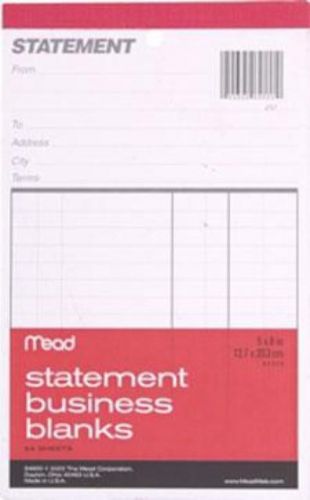 Mead Statements Business Blank 54 Count