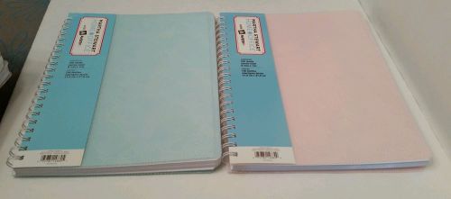 NEW Lot of 2 Martha Stewart Home Office Avery Wave Notebook 8.5&#034; x 11&#034;