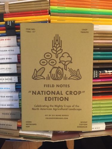 Limited Editon Soring 2012 Field Notes: &#034;National Crop&#034; Edition - **Sealed**