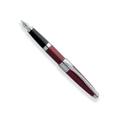 CROSS APOGEE Fountain Pen 18k gold F Fine nib TITAN RED AT0126-3FD