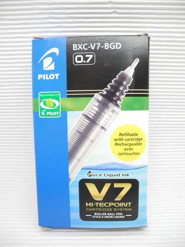 New 12pcs pilot hi-tecpoint cartridge system bxc-v7 0.7mm roller ball pen red for sale