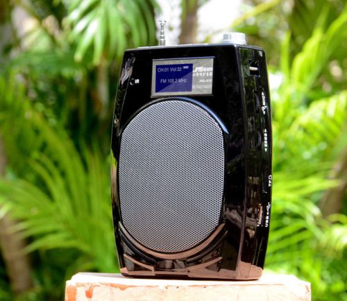 JNS-819  38W Portable Voice Booster Recorder Mini PA Amplifier Loudspeaker FM