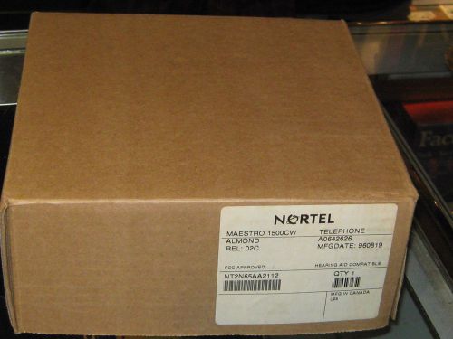 Nortel Maestro 1500 CW Business Phone with Power Supply NT2N65AA2112  A0642626