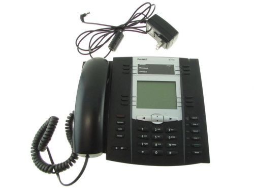 PACKET 8 Black 6755i LCD Display Internet IP 4 Call Lines Office Digital Phone